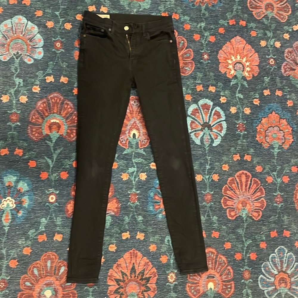 Black Ralph Lauren Highrise Skinny Jeans Size 28 Women’s